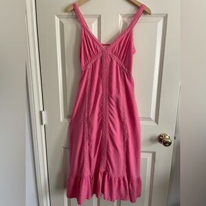 Saltwater LUXE Vibrant Pink Maxi Dress Fully Lined